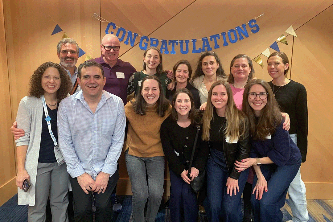 GW faculty and alumni from the SLP graduating class of 2015 gathered at reception celebrating ASHA’s 100 year anniversary.