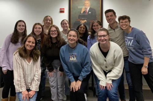 GW Chapter of the National Student Speech, Language and Hearing Association.